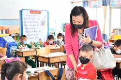20220512030517.jpg - ร่วมต้อนรับคณะอนุกรรมการนิเทศ ติดตาม และประเมินผลการเตรียมความพร้อมในการจัดการเรียนการสอน ภาคเรียนที่ 1 ปีการศึกษา 2565 | https://www.pongsanook.ac.th
